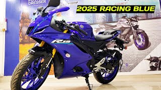 2025 New Yamaha R15 V4 Racing Blue Detail Walkaround Review Yamaha R15