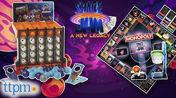 NEW Space Jam A New Legacy Connect 4 Shots and Monopoly Toys from Hasbro Review | TTPM Toy Reviews