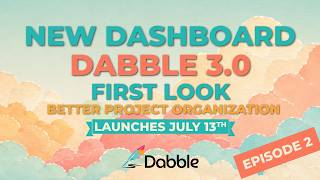 Dabble 3.0 New Dashboard: A Better Way to Organize Your Writing Projects