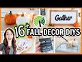 DOLLAR TREE FALL DECOR HACKS 🍂 16+ easy DIYs and ideas!