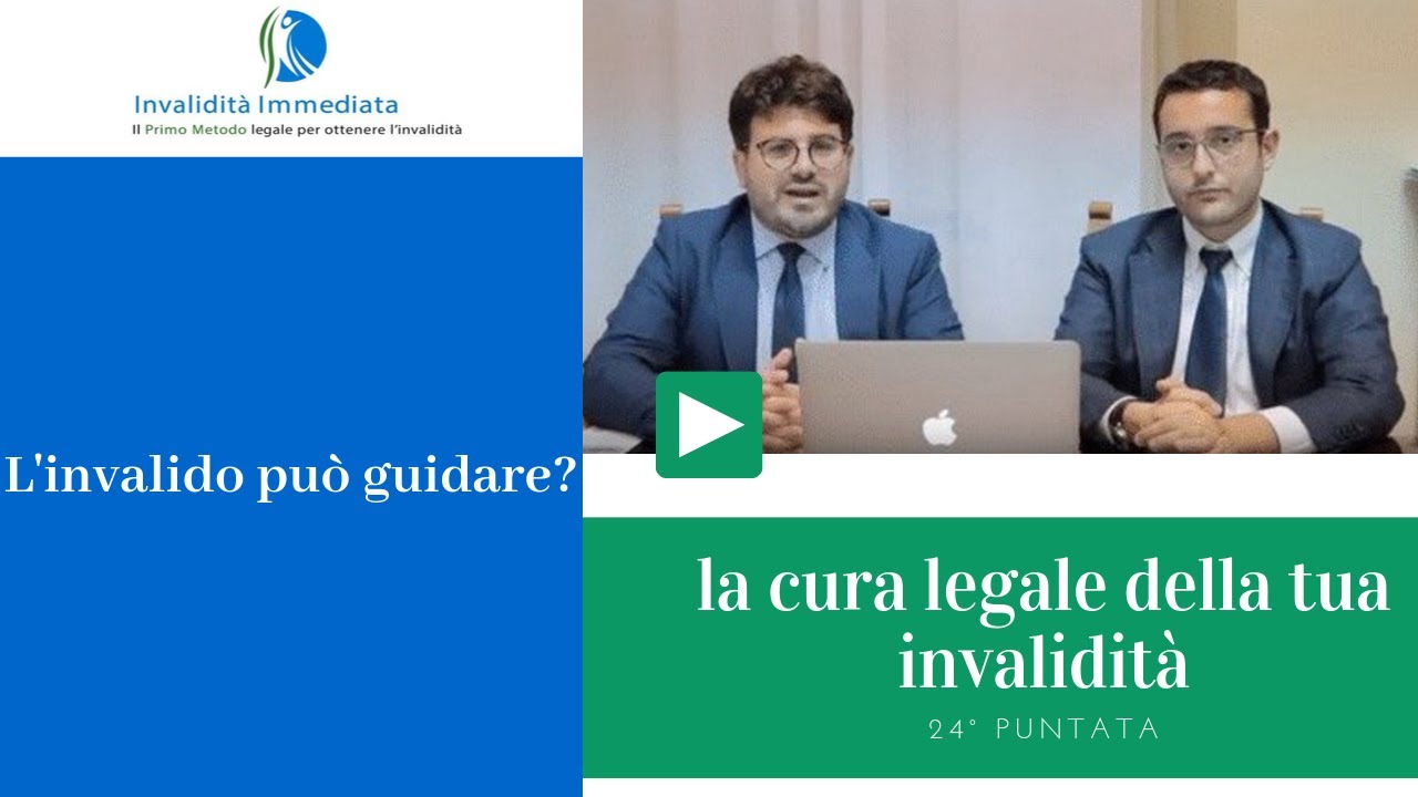 L'invalido può guidare?
