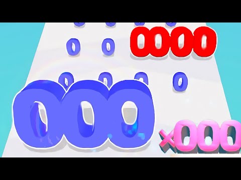 NUMBER MASTER  ONLY ZEROs AT LEVEL (Merge Gameplay)
