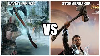 KRATOS Axe VS StormBreaker KRATOS VS THOR PART 1