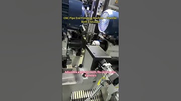 Double Head Pipe Chamfering System for Steel and Copper#chamferingmachine   #cncmill #machine