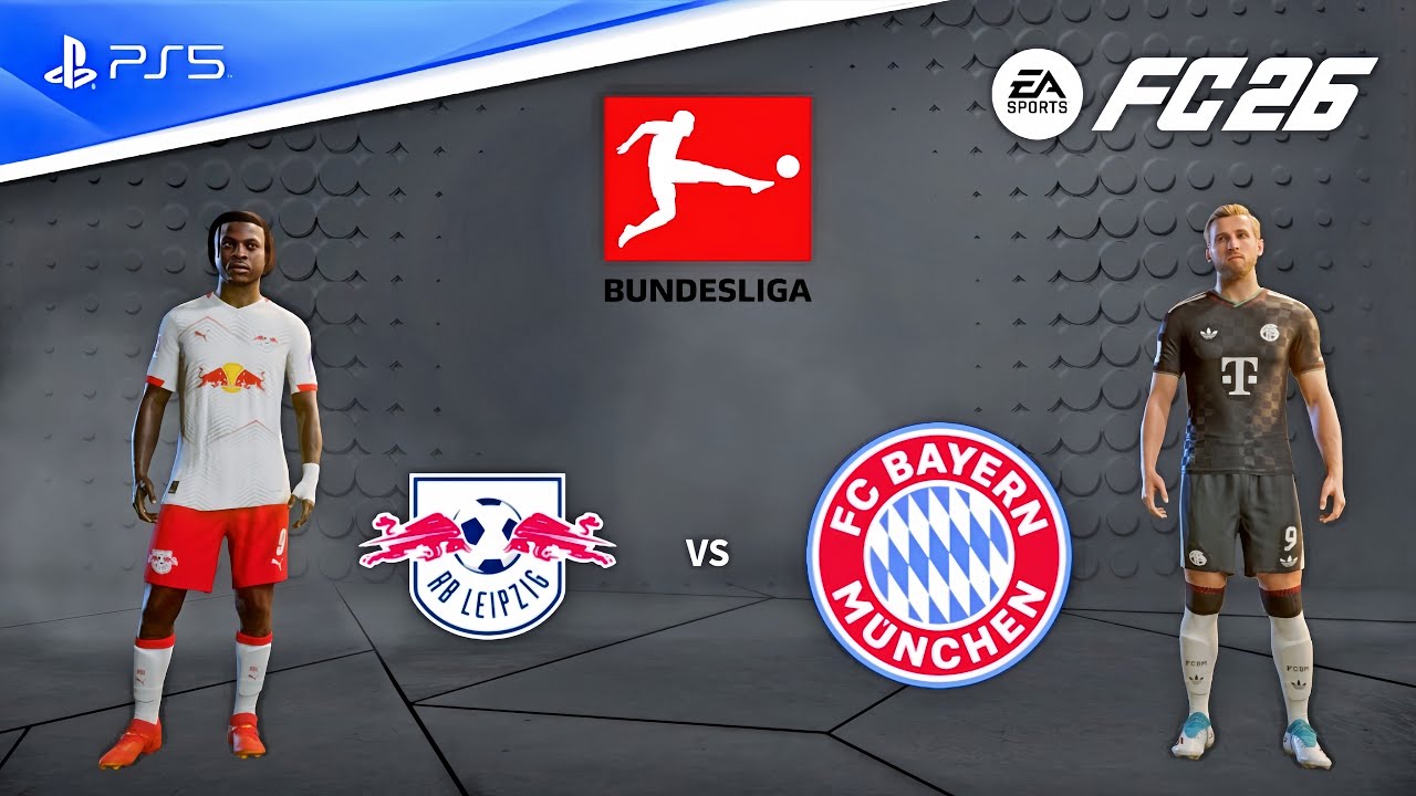 ФК 26 - РБ Липциг против Баварии Мюнхен | Полный матч сезона Бундеслиги 25/26 | PS5 [FHD60]