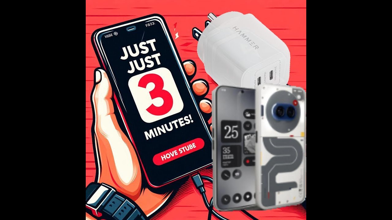 Hammer Brand Charger for Nothing Phone 2A - Full 45W Charging Explained!