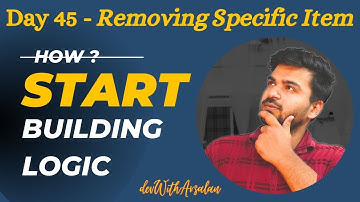 Mastering Coding Logic: Elevate Your Problem-Solving Skills | Removing Specific Element #day45