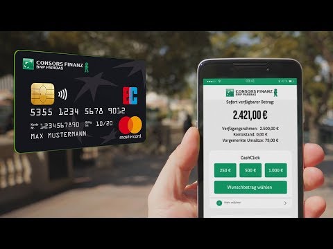 Mobile Banking App für Ihre Consors Finanz Mastercard® | Eine Karte, eine App – jeder Einkauf!