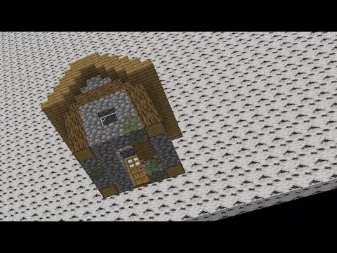 [不思議現象] 沢山の白樺を遠くからみると目がバグる！！！[Minecraft]