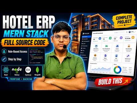 Build a Complete Hotel ERP System with MERN Stack | Role-Based Access + Full Source Code