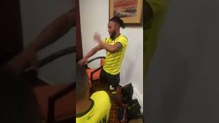 Stéphane SESSEGNON le capitaine des écureuils en ambiance
