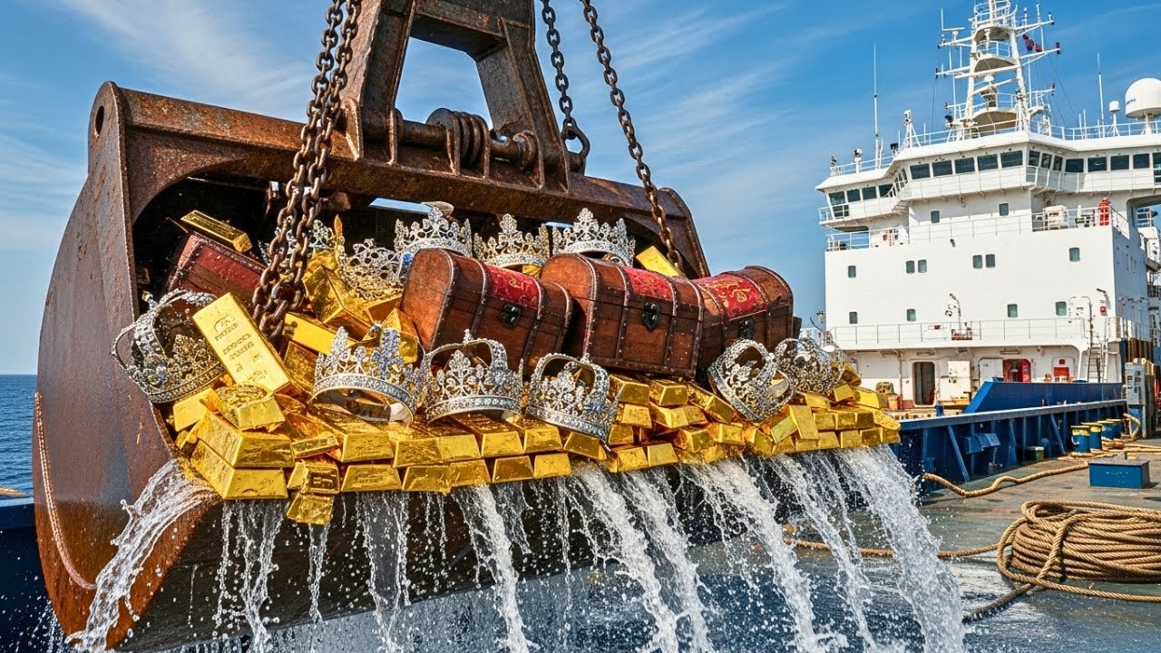 💎 Ocean Treasure Mission: Massive Gold and Jewels Recovered at Sea