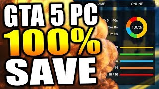GTA 5 PC 100% Save Game Download   How To Install!