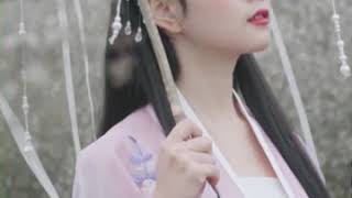 クラシカルハンフー 総レース ツーピース 長袖 ワイドスカート マキシ丈 漢服 [hanfu0033]