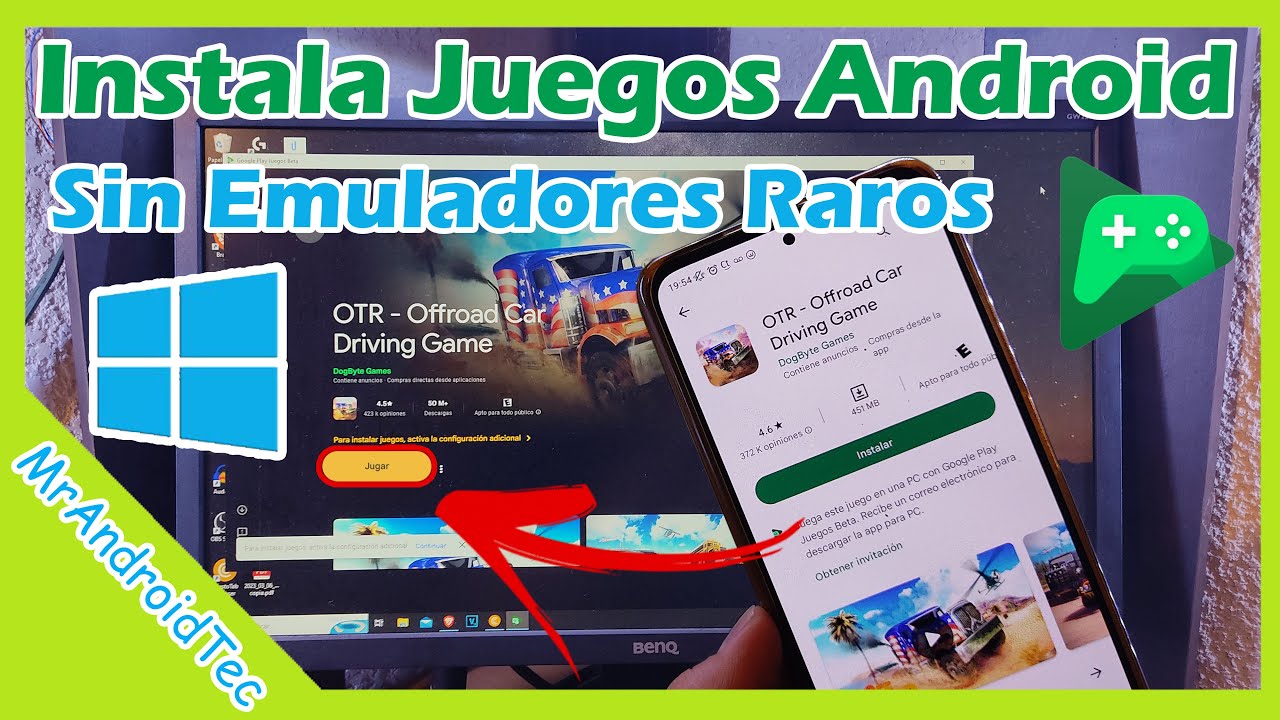Instala android en Windows sin emuladores raros Google Play juegos para ...