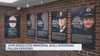 JCPD dedicates memorial wall honoring 4 fallen officers