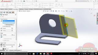 Solidwork Tutorial 41 : Sheet metal part desigh-1 Net Worth