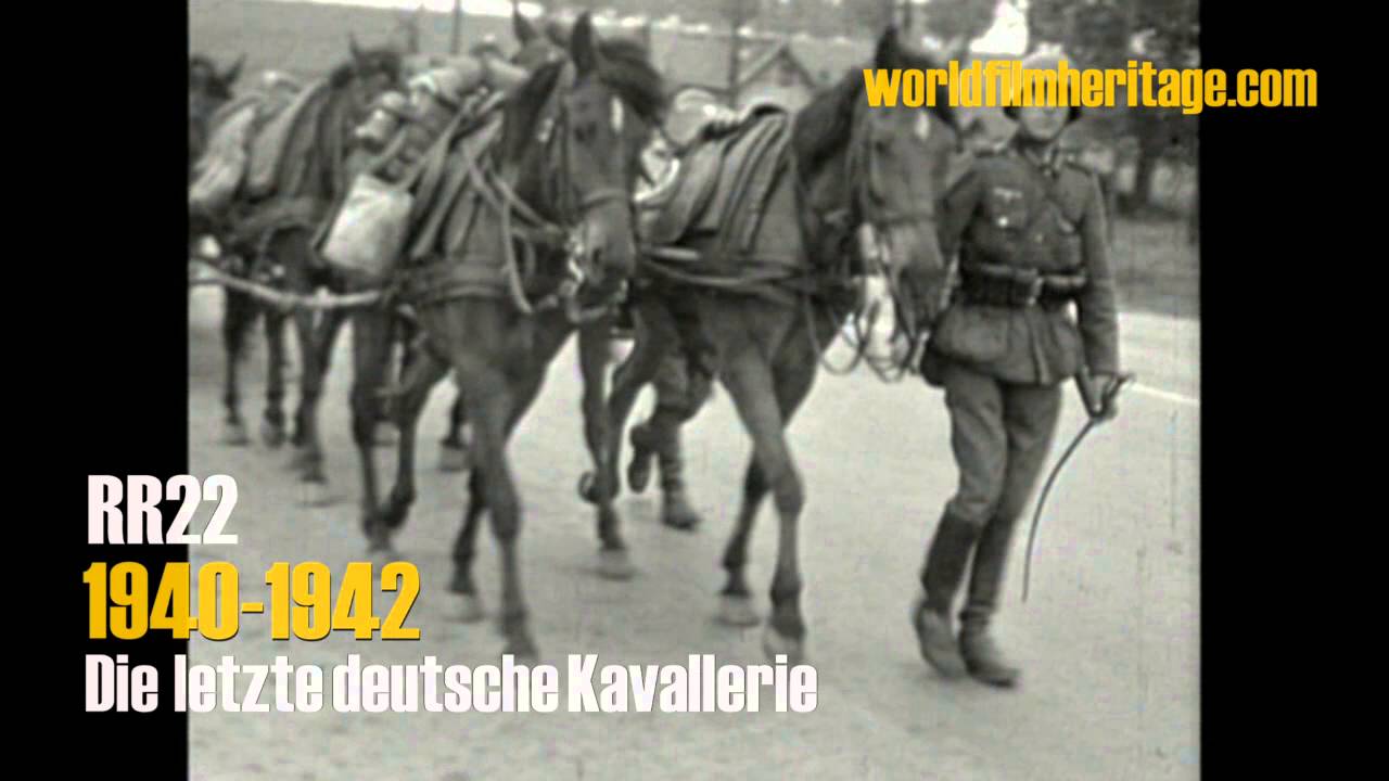 WWII - Wehrmacht - Die letzte deutsche Kavallerie (4) - 1940 Belgium ...