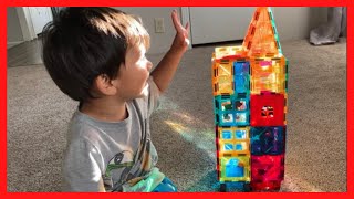 Magnetic house! | playing with magnets and learning Spanish numbers