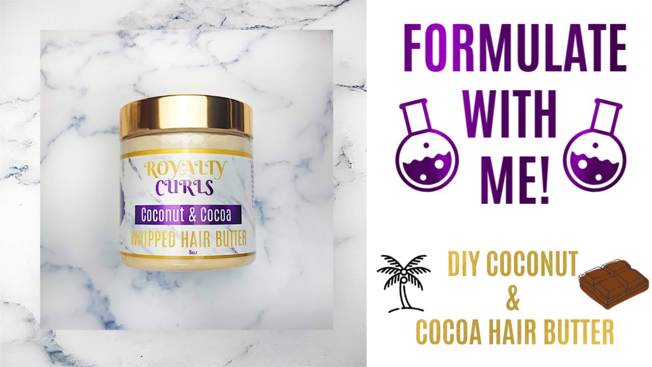 HOW TO MAKE A COCONUT COCOA HAIR & BODY BUTTER YouTube