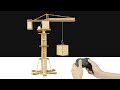 How to Make Automatic Hydraulic Powered Crane from Cardboard