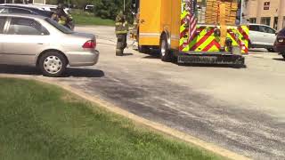 Fame fire company working car fire with response video