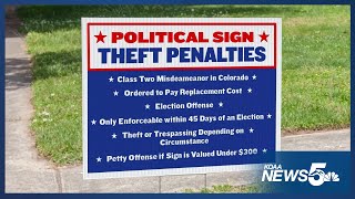 Candidates concerned over campaign signs being stolen and damaged