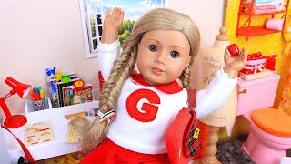 OG Doll School Evening Routine with Homework! PLAY DOLLS