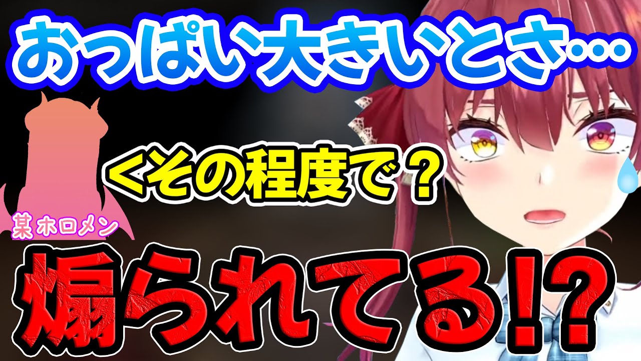 あるホロメンに自慢のおっ●いでマウントを取られ衝撃を受ける宝鐘マリン【ホロライブ/ホロライブ切り抜き】
