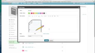 Adding Icons to Folder Descriptions in Schoology