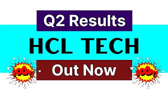 HCL TECH Q2 RESULTS • HCL TECH Q2 RESULTS 2026 • HCL TECH SHARE LATEST NEWS • HCL TECH SHARE NEWS