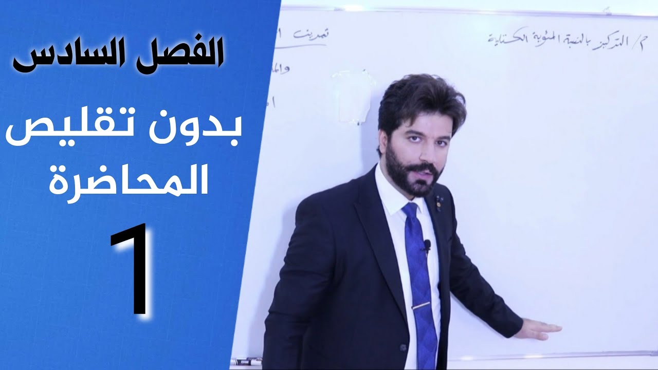 كيمياء الثالث متوسط / الفصل السادس العضوية/ المحاضرة1/منهج 2025