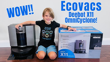 Ecovacs Deebot X11 OmniCyclone Robot Vacuum & Mop Review!!