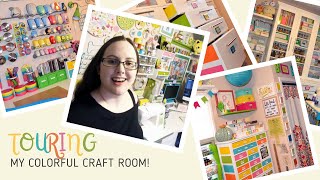 Let's Tour My Colorful Craft Room!