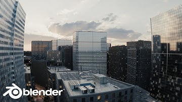 Blender Procedural City Generator Trailer