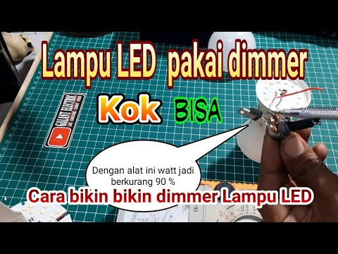 Video: Bolehkah dimmer pijar digunakan dengan LED?