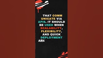 #SH_3 Exploring Microservice Architecture: What, Why and When to use