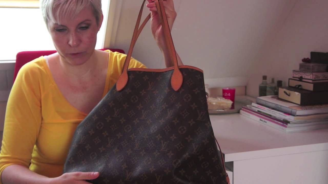 Mijn preloved Louis Vuitton Neverfull GM - YouTube