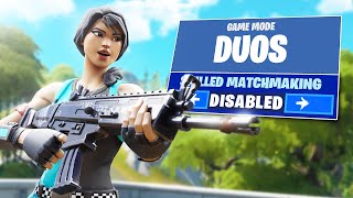 how to DISABLE Skill Based Matchmaking in Fortnite