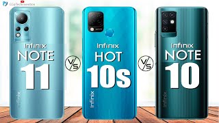 Infinix Note 11 против Infinix Hot 10s против Infinix Note 10 Полное сравнение | Телефонная битва | Что лучше