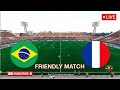 🔴LIVE :🔥 Brazil 🇧🇷 vs France 🇫🇷 | International Friendly 2026 | PES 21 Full Match Simulation