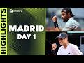 Jodar Takes on De Jong; Berrettini, Hurkacz &amp; Cilic Also Feature | Madrid 2026 Day 1 Highlights