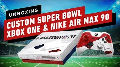 Unboxing Custom Super Bowl LIV Nike Air Max 90