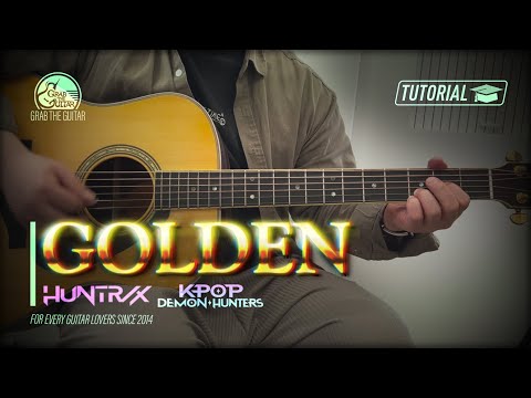 Golden - HUNTR/X (Kpop <strong>Demon</strong> Hunters) [Guitar Tutorial l 기타 강좌]