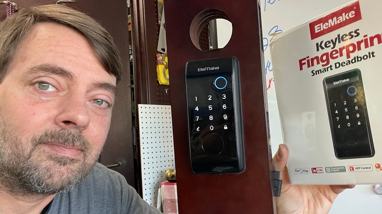 a locksmiths look at EleMake Keyless Fingerprint Smart Deadbolt How To