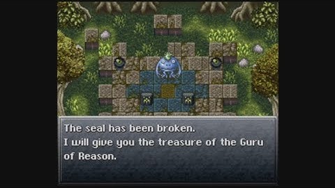 Chrono Trigger (SNES) - Forest Ruins (1000 AD) - Talking to Nu (The Fated Hour)