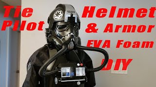 Tie Fighter Pilot Helmet and Armor DIY, EVA Foam