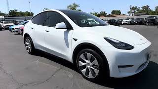 2021 TESLA MODEL Y LONG RANGE SPORT UTILITY FOR SALE SACRAMENTO ROSEVILLE ELK GROVE