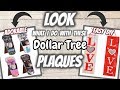 LOOK what I do with these Dollar Tree PLAQUES | EASY DOLLAR TREE DIY