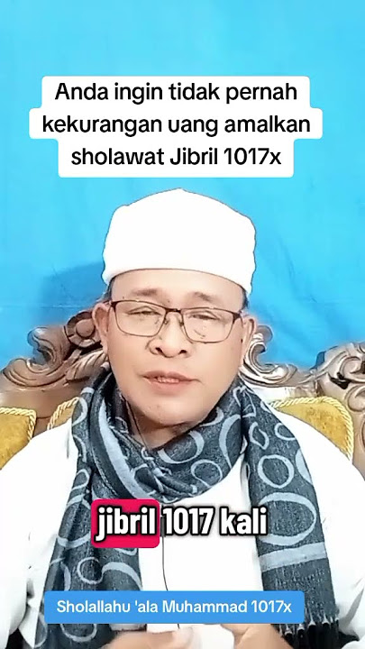 If you want to never run out of money, recite the Jibril prayer 1017 times #prayermustajab